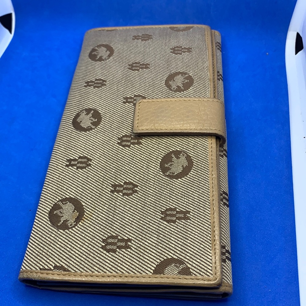 Hunting World rugged nylon & soft leather card holder wallet